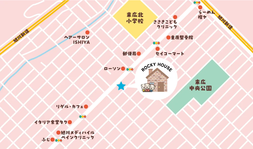 ロッキーハウスの場所